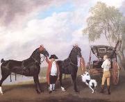 STUBBS, George The Prince of Wales' Phaeton (mk25) oil on canvas